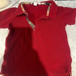 Burberry toddler golf shirt